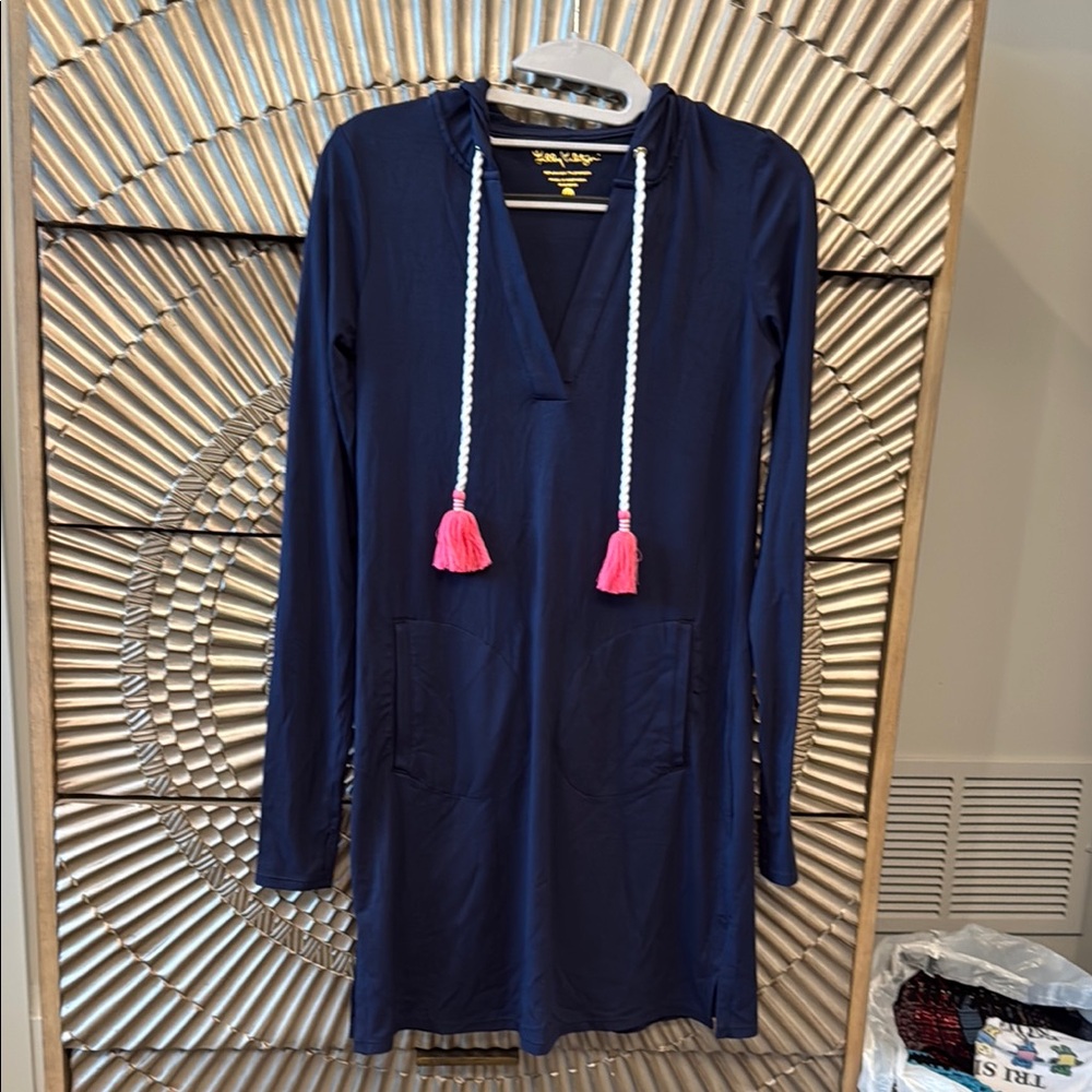 Lilly Pulitzer Riley Long Sleeve Cover Up XXS
